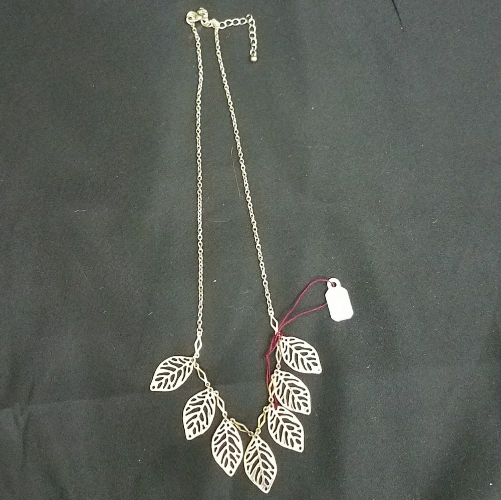 2/$20 Gold Tone Leaf Necklace